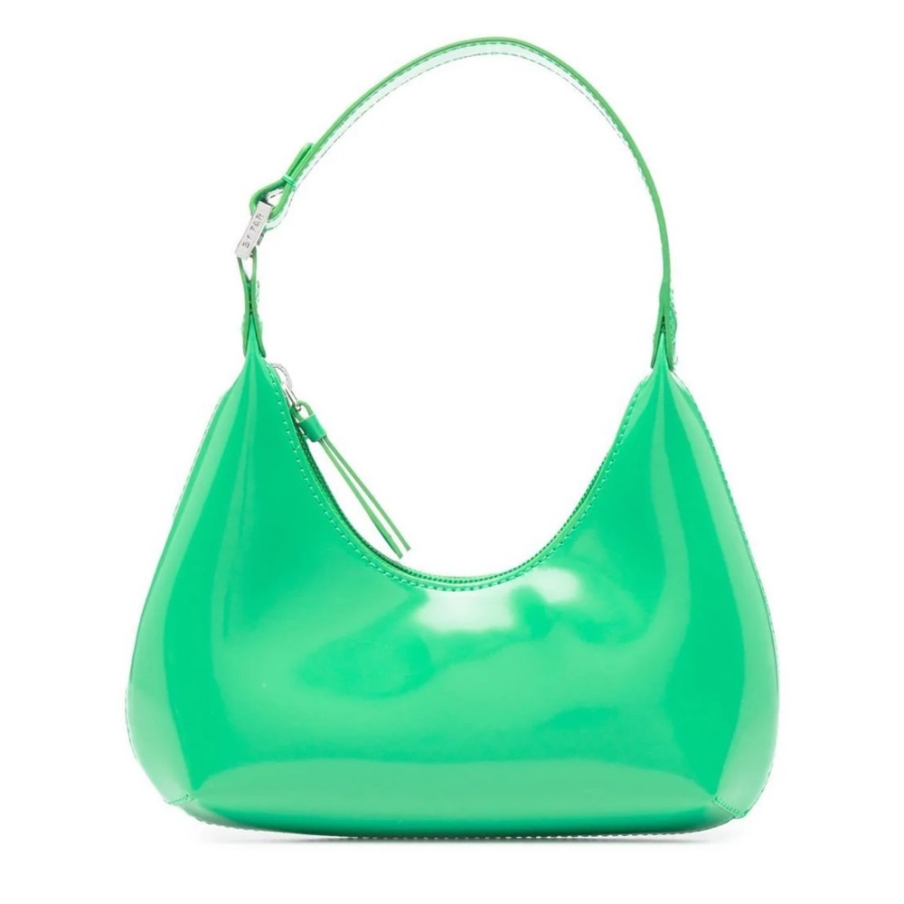 BY FAR Green Baby Amber Bag